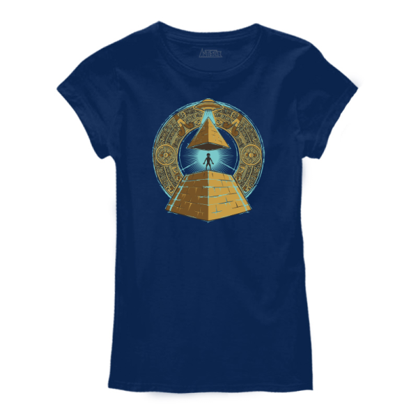 ALIEN RELIC дамска тениска с директен цветен принт 